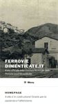 Mobile Screenshot of ferroviedimenticate.it